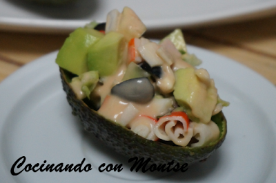 Aguacates rellenos