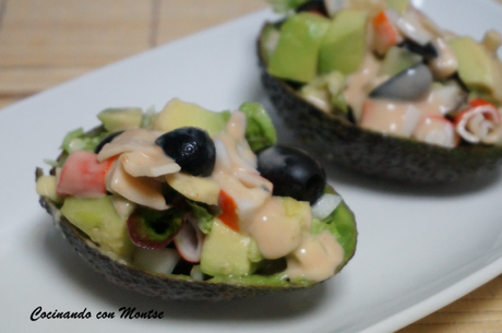 Aguacates rellenos