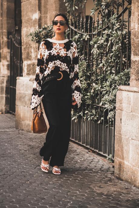 Tendencia Crochet en verano y haul de rebajas de Zara sandalias blancas