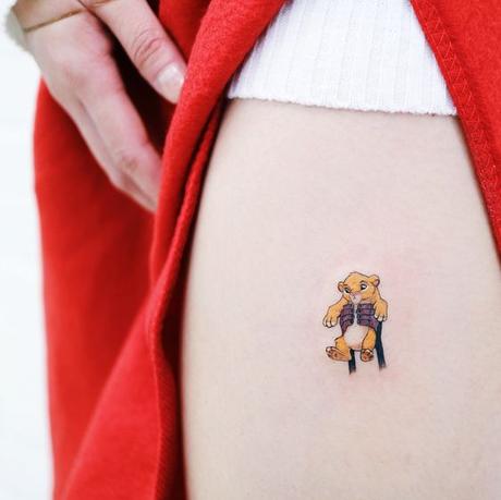 22 Tatuajes animados para mujeres tan pequeños como originales