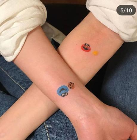 22 Tatuajes animados para mujeres tan pequeños como originales