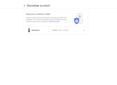 Como encontrar y bloquear tu terminal Android, gracias a Google