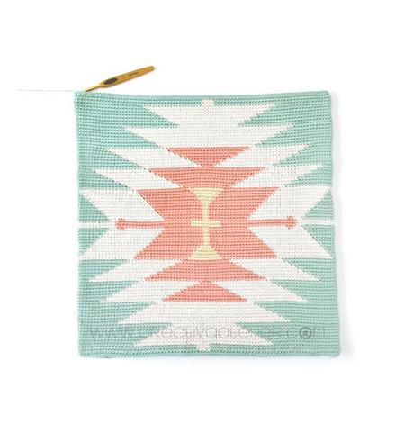 Cojín Tapestry ETNIC Cómo tejer un cojín Tapestry ETNIC de crochet- Patrón y Tutorial