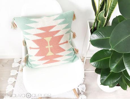 Cojín Tapestry ETNIC Cómo tejer un cojín Tapestry ETNIC de crochet- Patrón y Tutorial