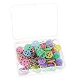 Baoblaze 100 Unids Alfileres de Tela de Acero Inoxidable Llamativo para Artesanía de Coser Decoración de Costura