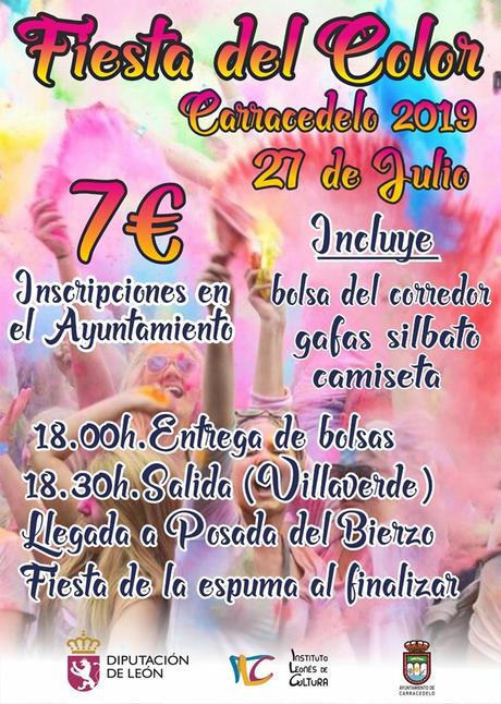 Carracedelo vivirá el sábado su fiesta del color