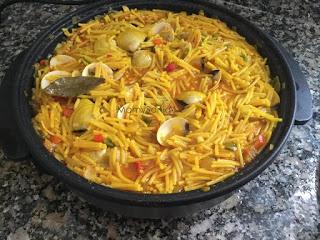 FIDEOS CON ALMEJAS
