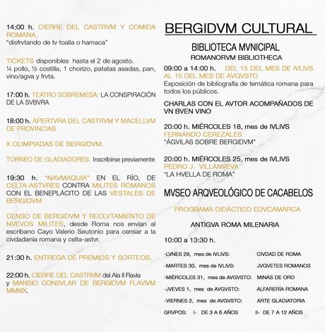 La fiesta romana Lvdvs Bergidvm Flavivm celebra su X aniversario