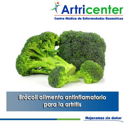 Artricenter: Brócoli alimento antinflamatorio para la artritis.