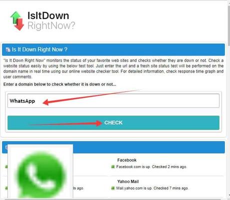 Como comprobar si WhatsApp está caído o funciona mal. esta whatsapp caido ahora mismo