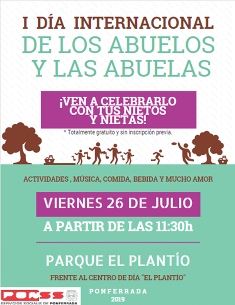 Ponferrada se suma a la celebración del día internacional del abuelo y la abuela