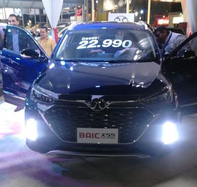 LOS MODELOS X55 Y X65 DE LA NUEVA POTENCIA CHINA BAIC FUERON LA SENSACIÓN EN PORTOVIEJO