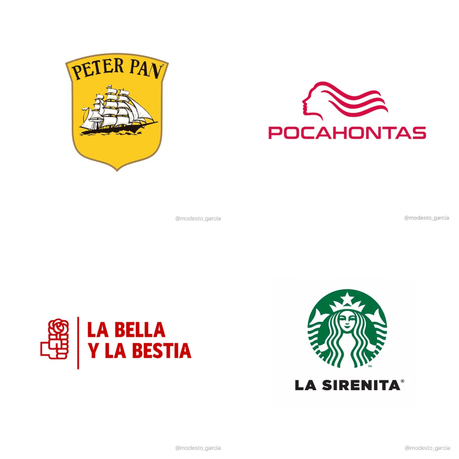Este diseñador ha rediseñado logos famosos como si fueran películas Disney