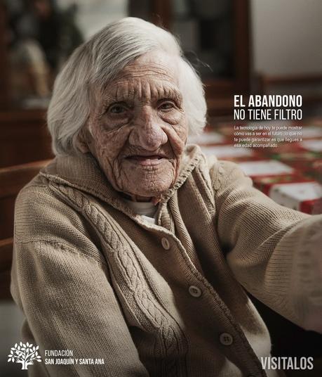Esta campaña utiliza FaceApp para concienciar sobre el abandono en las personas mayores