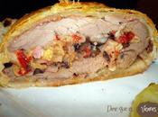 Solomillo Ibérico relleno frutos secos gabardina hojaldre