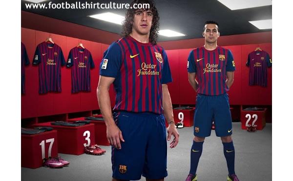 Nuevas camisetas Nike del Barcelona; temporada 2011-2012