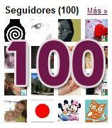 ¡100 seguidores! MILES DE GRACIAS