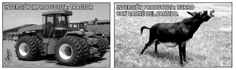 INVERSIÓN EN BURRO CON CARNÉ PARTIDO