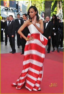 Zoe Saldana en Cannes...