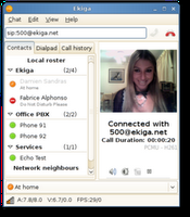 Ekiga: alternativa a Skype