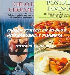 Ganadora Libros del  Primer Sorteo Hierbabuena y Pimienta