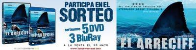 Concurso 5 DVDs y 3 Blu-rays El arrecife