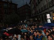 #acampadavalladolid bajo lluvia