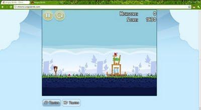 Angry Birds Online oficial para Google Chrome