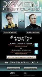 hashtag Xavier y Magneto se enfrentan en Facebook y Twitter para promocionar X-Men: Primera Generación