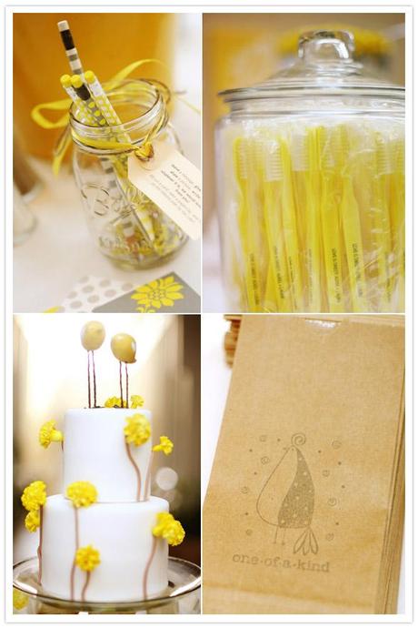 Una boda con detalles amarillos
