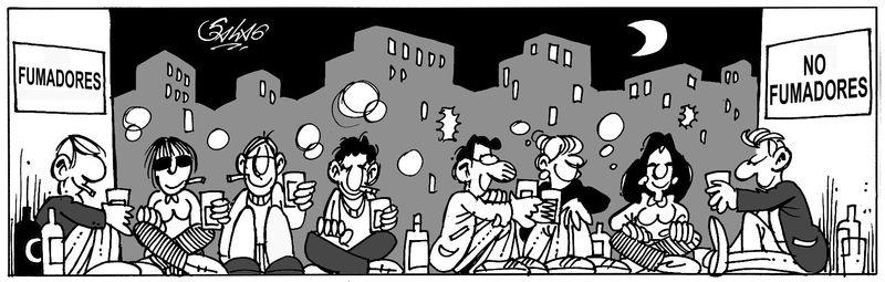 BOTELLÓN FUMADORES-NO FUMADORES SALAS