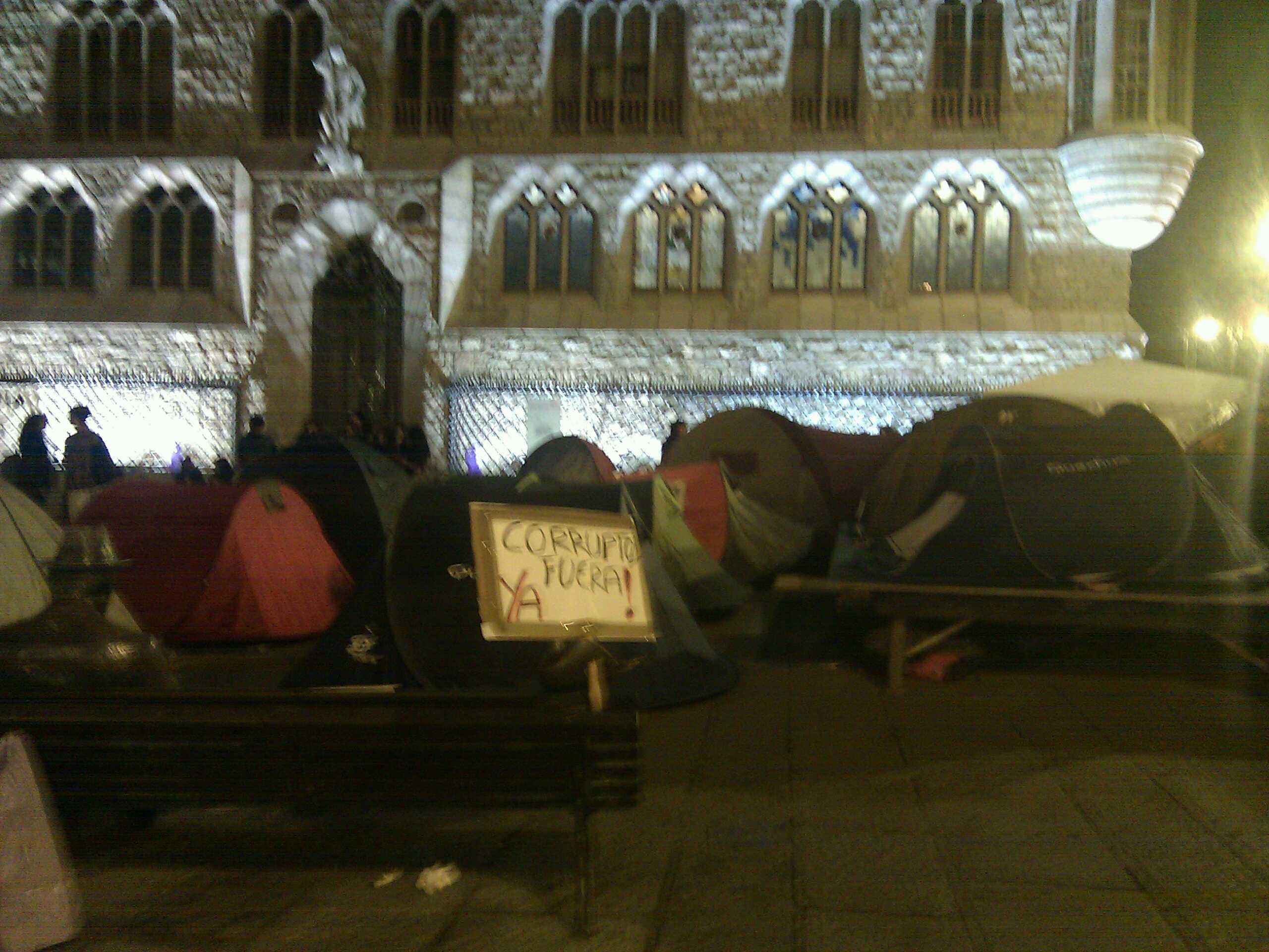 Vista general del campamento