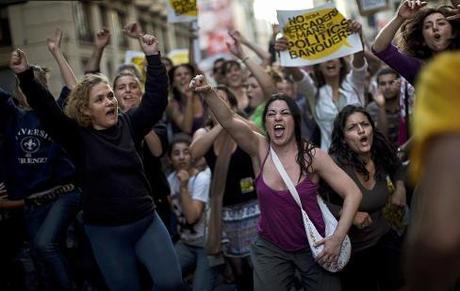 Democracia Real YA Sevilla, todos a la encarnación.