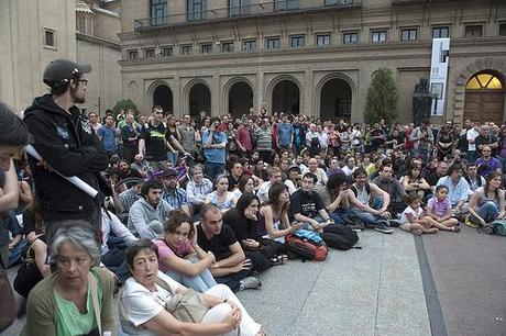 Democracia Real YA Sevilla, todos a la encarnación.