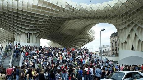 Democracia Real YA Sevilla, todos a la encarnación.