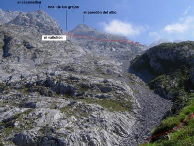 el escamellau - el paredón del albo