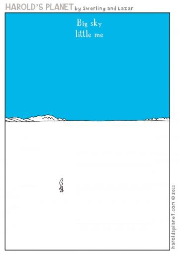 Se me ha caído el cielo encima.