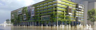 Generadoras de Energía de algas para alimentación Edificio de Oficinas 1960 de la era de GSA en Los Ángeles