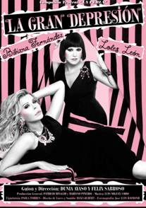 LOLES LEON y BIBIANA FERNANDEZ en el TEATRO INFANTA ISABEL