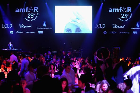 A general view of atmosphere at amfAR's Cinema Against AIDS Gala during the 64th Annual Cannes Film Festival at Hotel Du Cap on May 19, 2011 in Antibes, France.