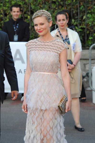 Kristen Dunst arriving at the glamorous Hotel Du Cap for the amfAR 2011 Fight Against Aids party.