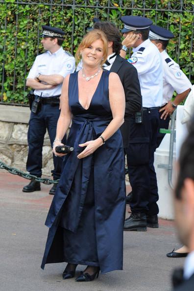 Sarah Ferguson arriving at the glamorous Hotel Du Cap for the amfAR 2011 Fight Against Aids party.