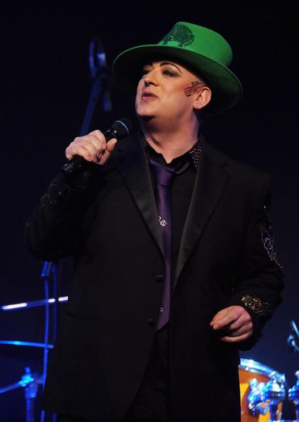 Boy George performs onstage at amfAR's Cinema Against AIDS Gala during the 64th Annual Cannes Film Festival at Hotel Du Cap on May 19, 2011 in Antibes, France.