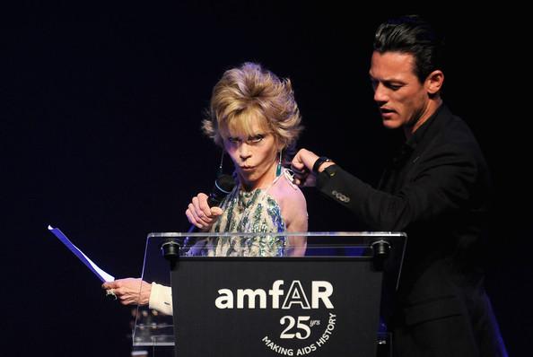 Jane Fonda onstage at amfAR's Cinema Against AIDS Gala during the 64th Annual Cannes Film Festival at Hotel Du Cap on May 19, 2011 in Antibes, France.