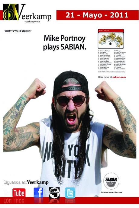 Mike Portnoy  firma de autógrafos en Veerkamp