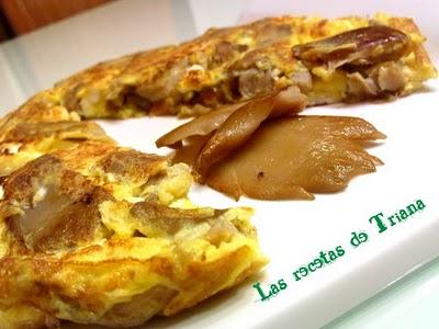 Tortilla de setas Tortilla de setas