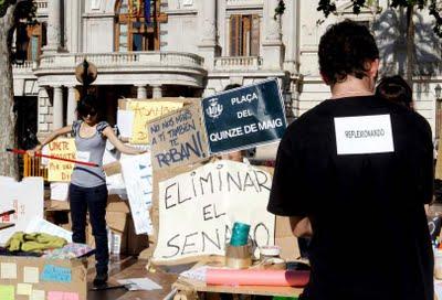 Reflexión en medio de las protestas en España