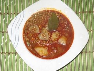 Lentejas con arroz Lentejas con arroz