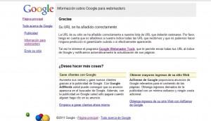 Redirección 301 para Google