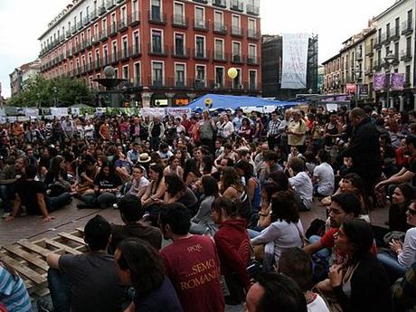 El día de reflexión transcurrió tranquilo en #acampadavalladolid